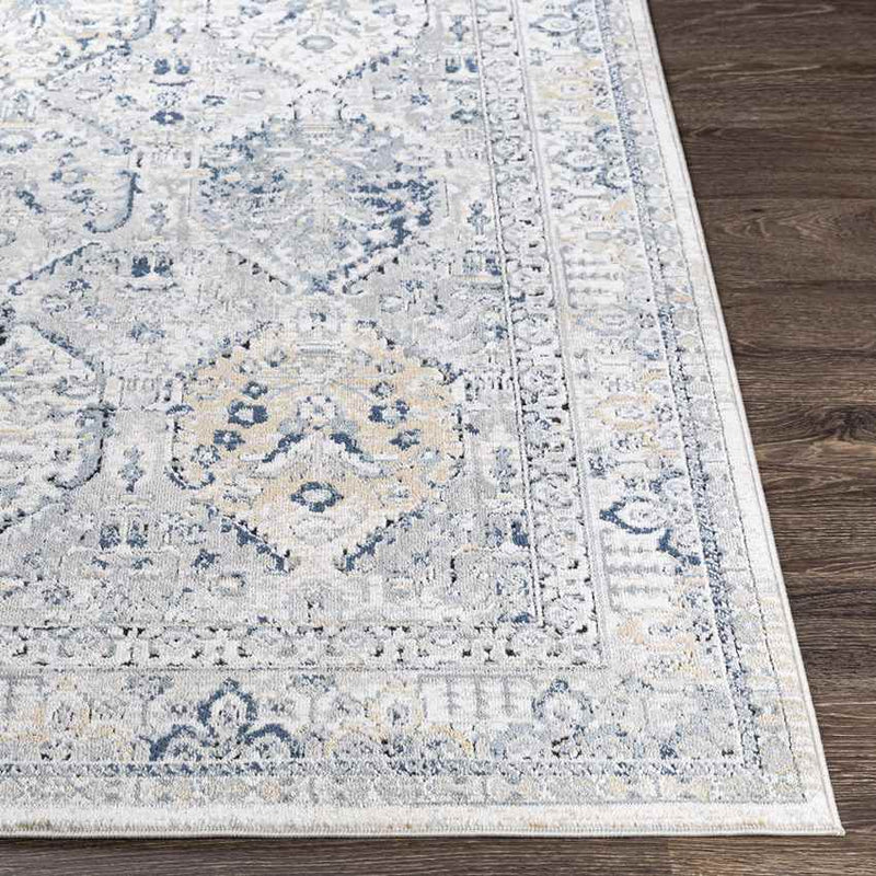 Moeren Traditional Light Gray Area Rug