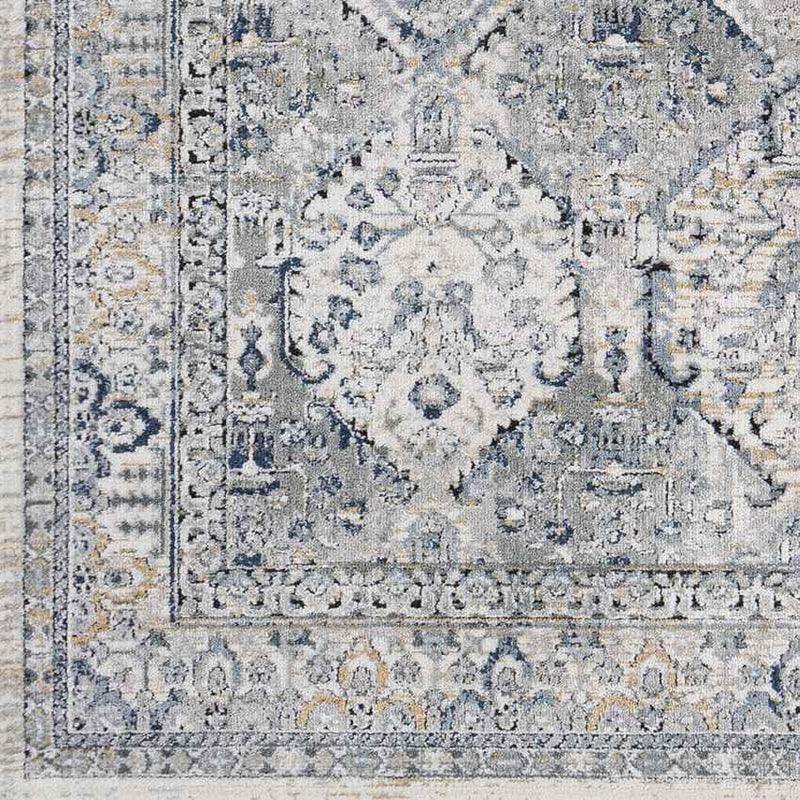 Moeren Traditional Light Gray Area Rug