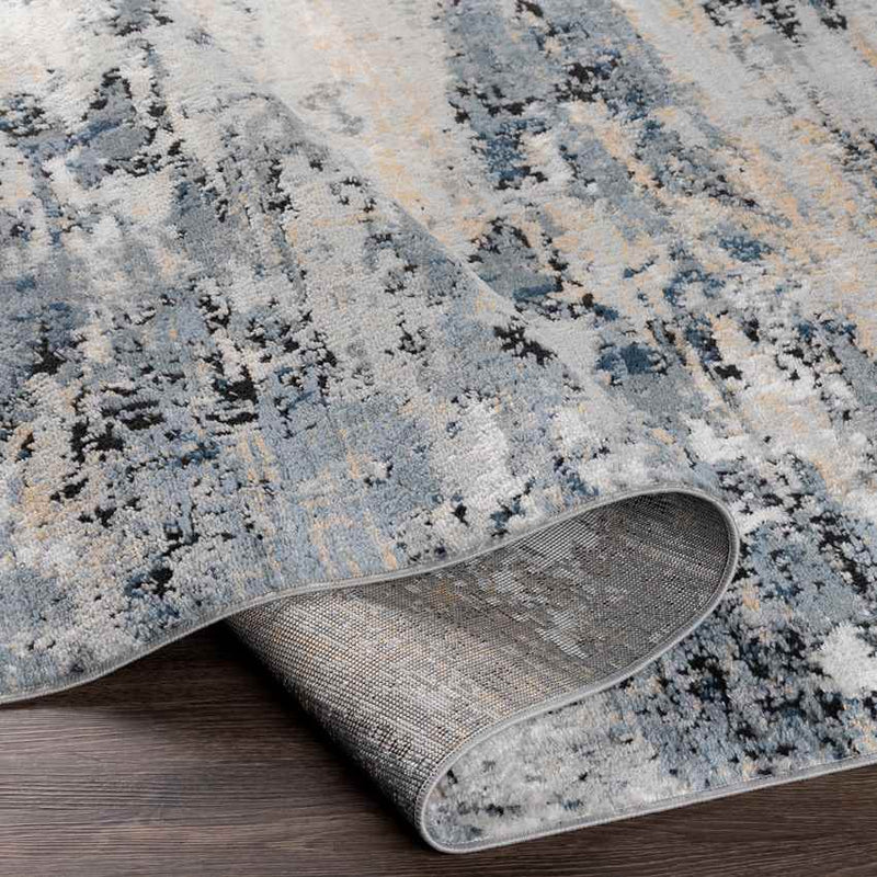 Muizenhol Modern Medium Gray Area Rug