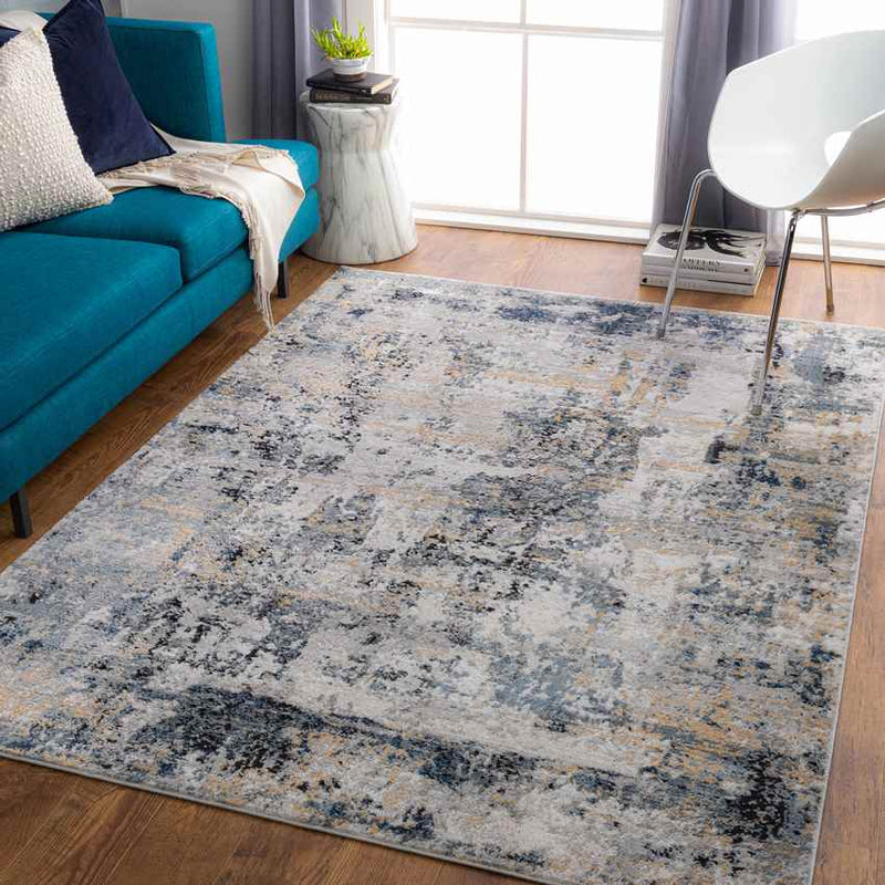 Mun Modern Medium Gray Area Rug