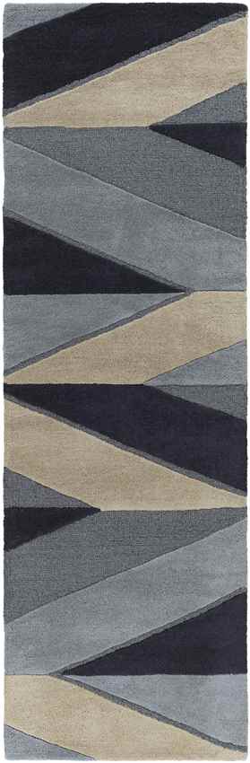 Neerloon Modern Charcoal Area Rug