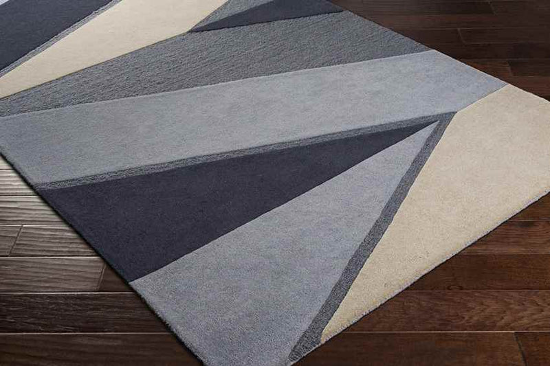 Neerloon Modern Charcoal Area Rug