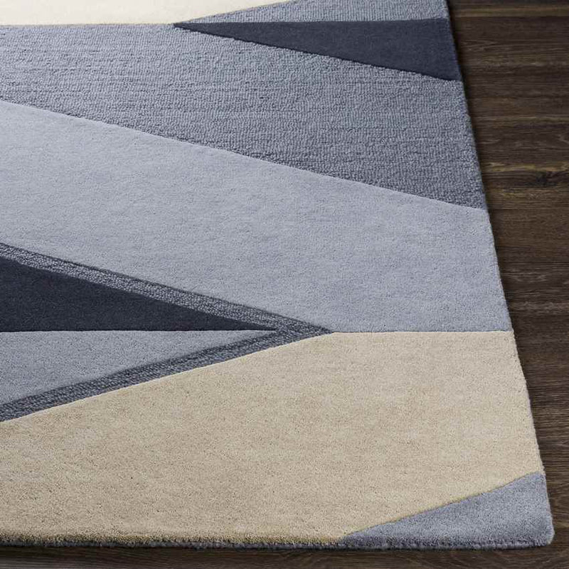 Neerloon Modern Charcoal Area Rug