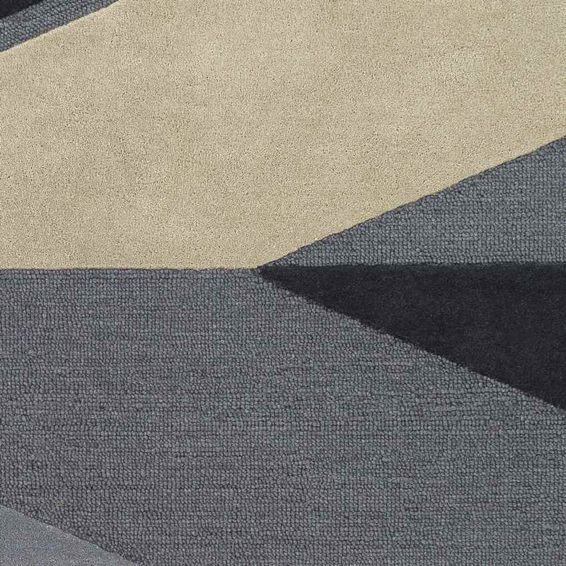 Neerloon Modern Charcoal Area Rug