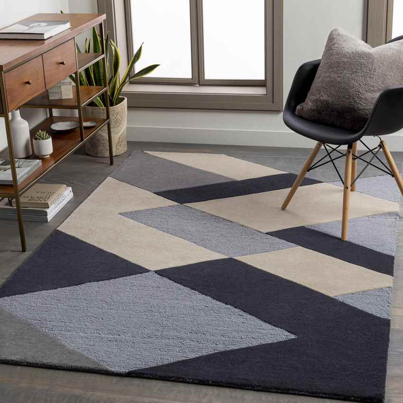 Nerhoven Modern Khaki Area Rug