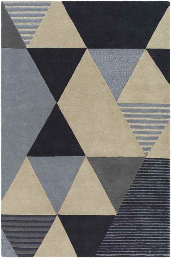 Nijhoven Modern Charcoal Area Rug