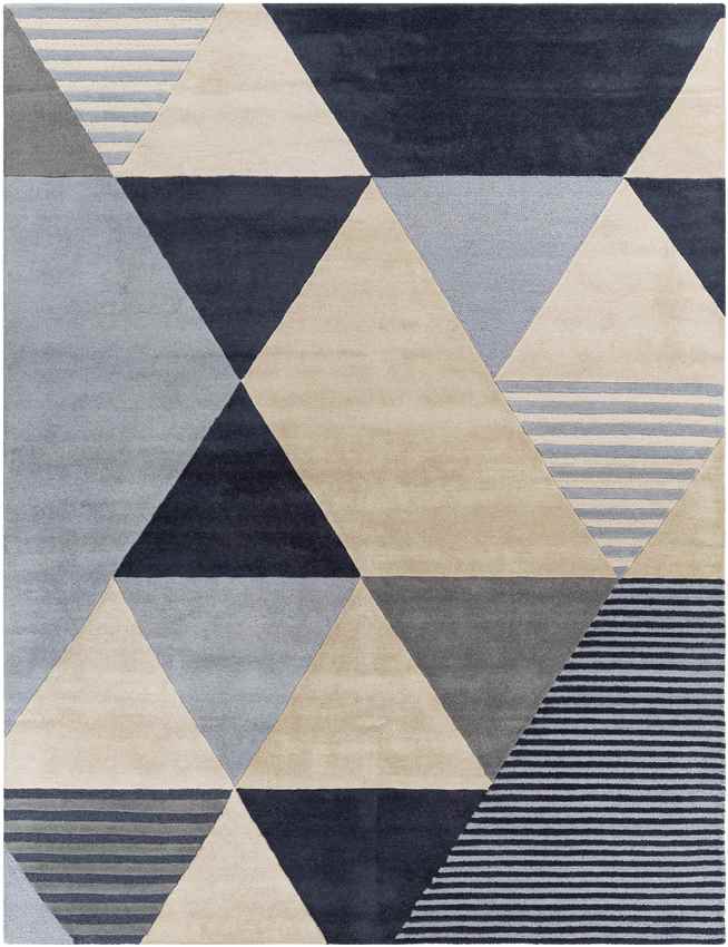 Nijhoven Modern Charcoal Area Rug