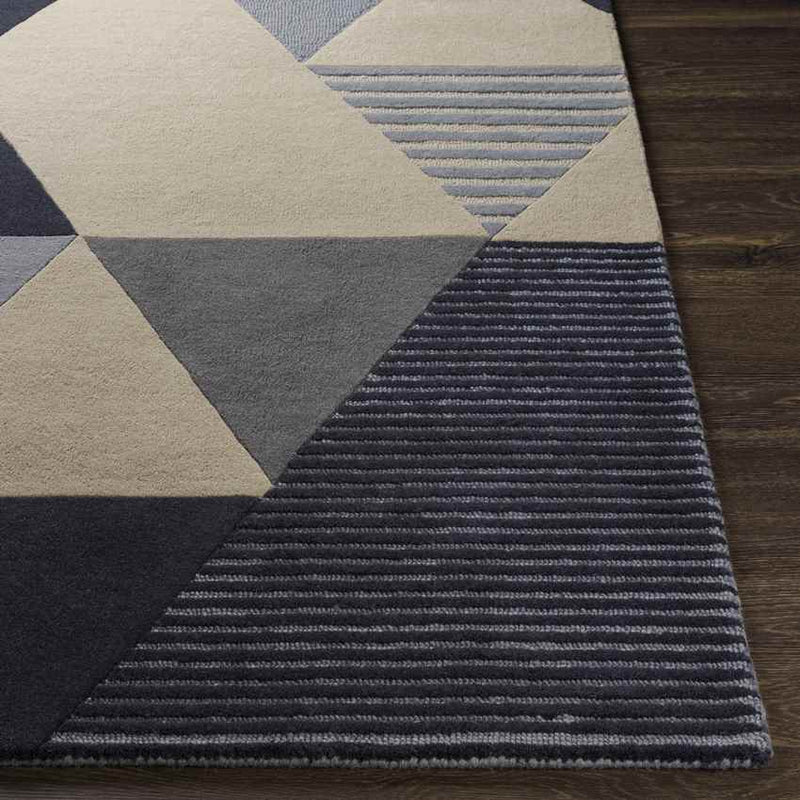 Nijhoven Modern Charcoal Area Rug