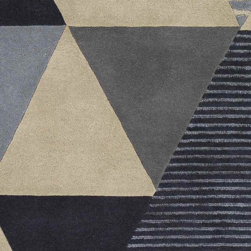 Nijhoven Modern Charcoal Area Rug