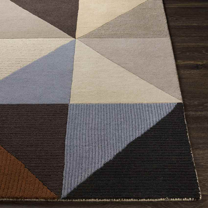 Nijnsel Modern Denim Area Rug