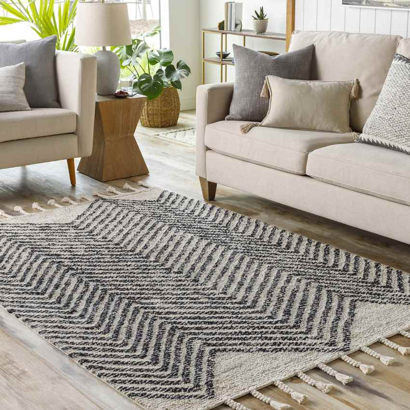 Noenes Global Black Area Rug