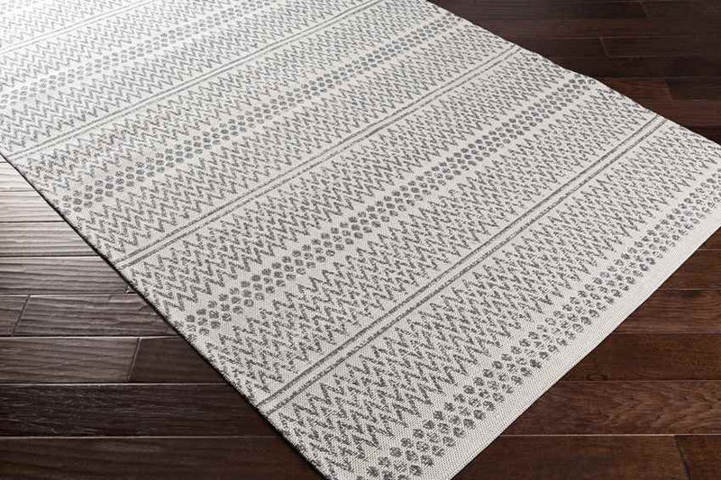 Aarau Global Silver Gray Area Rug