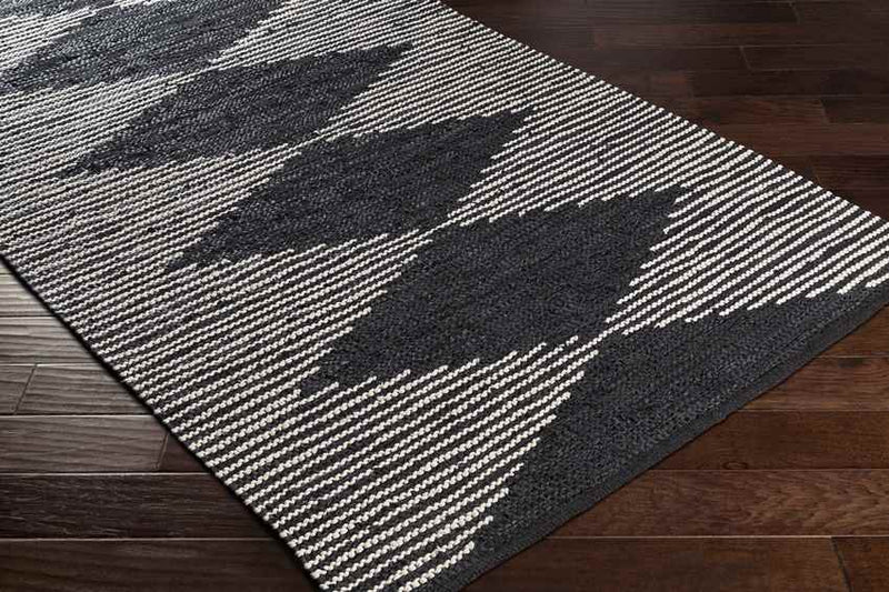 Plein Rustic Black Area Rug