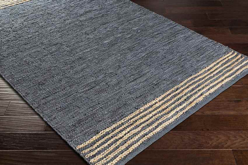 Poeldonk Rustic Charcoal Area Rug