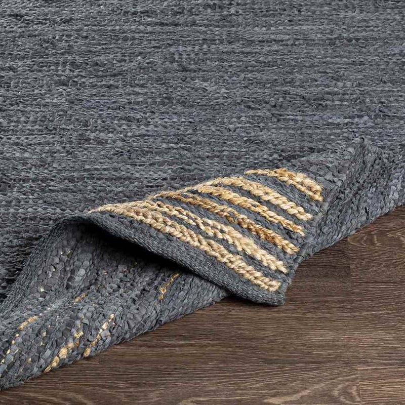 Poeldonk Rustic Charcoal Area Rug