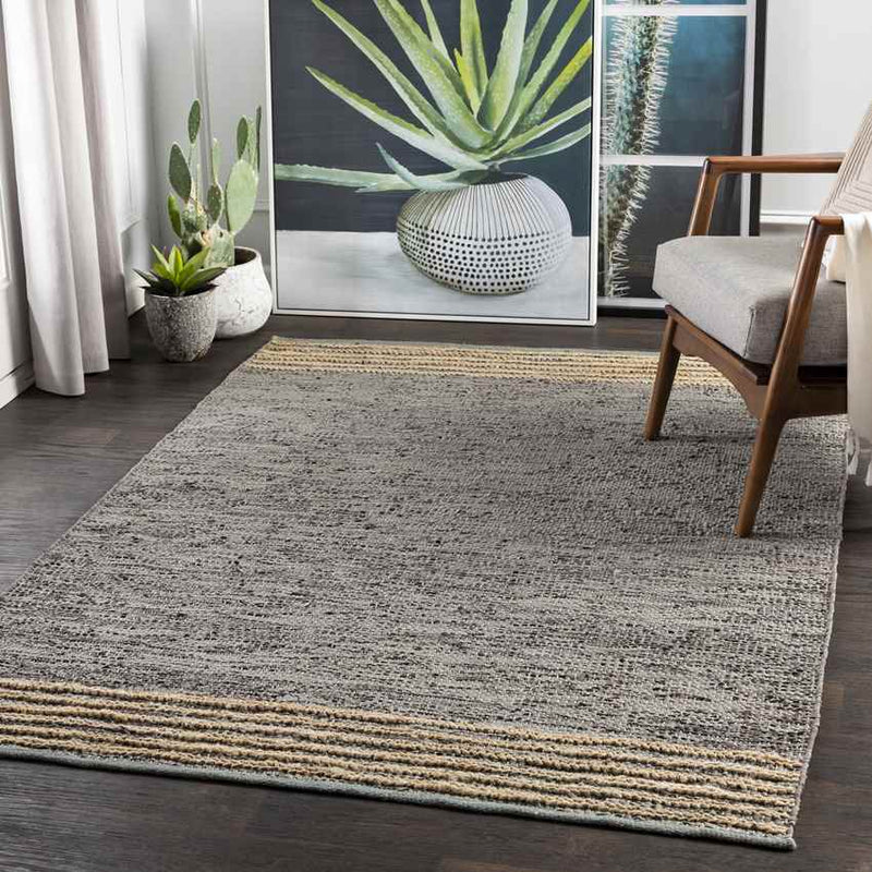 Poeldonk Rustic Medium Gray Area Rug