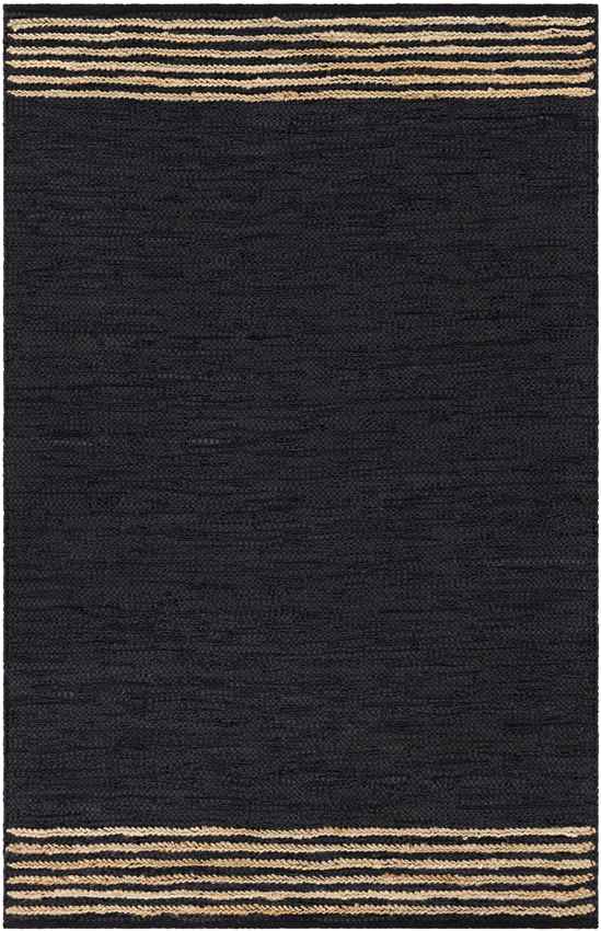 Poeldonk Rustic Black Area Rug