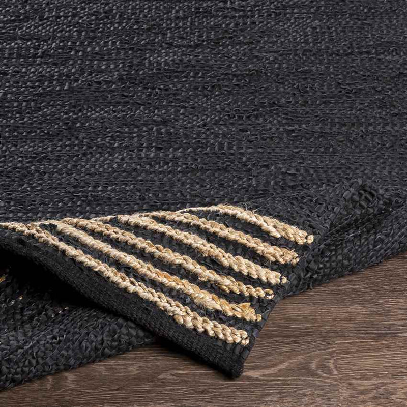 Poeldonk Rustic Black Area Rug