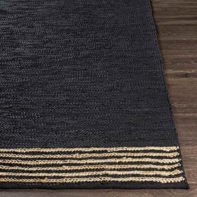 Poeldonk Rustic Black Area Rug