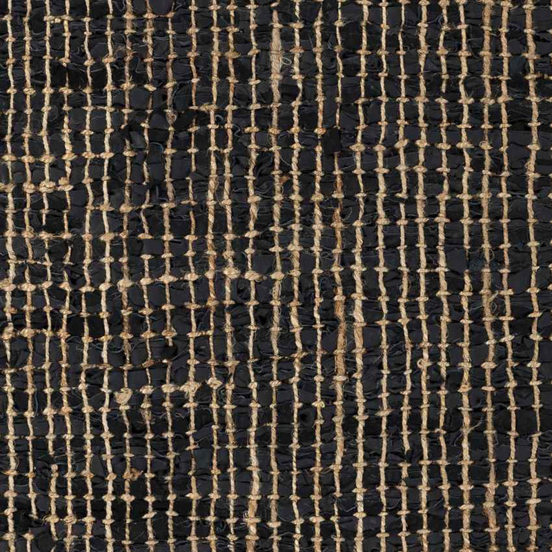 Putselaar Modern Black Area Rug