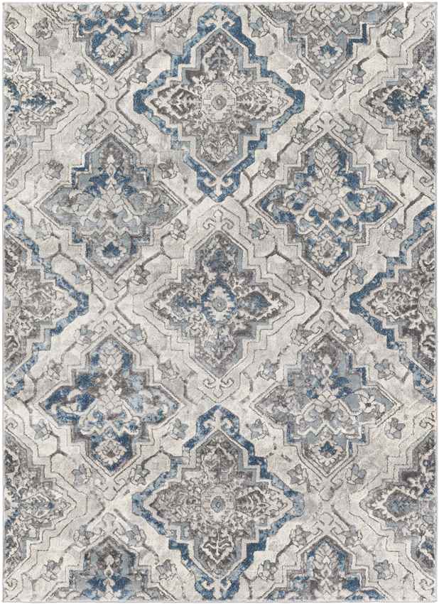 Raamsdonk Traditional Blue Area Rug