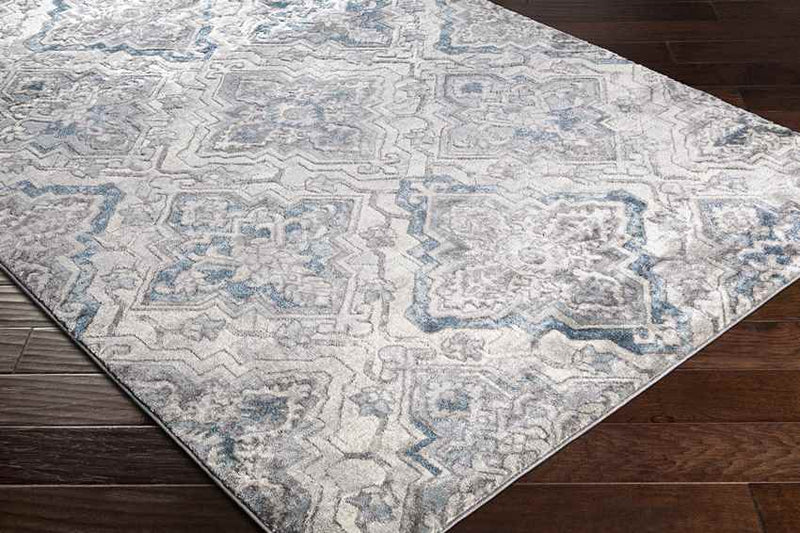 Raamsdonk Traditional Blue Area Rug