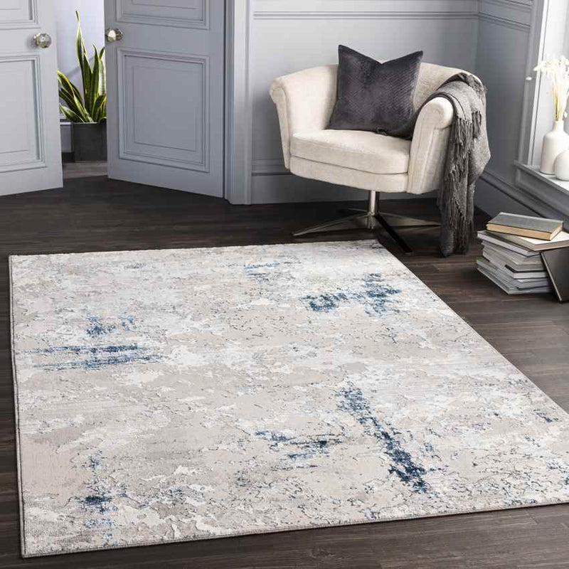 Reuth Modern Denim Area Rug