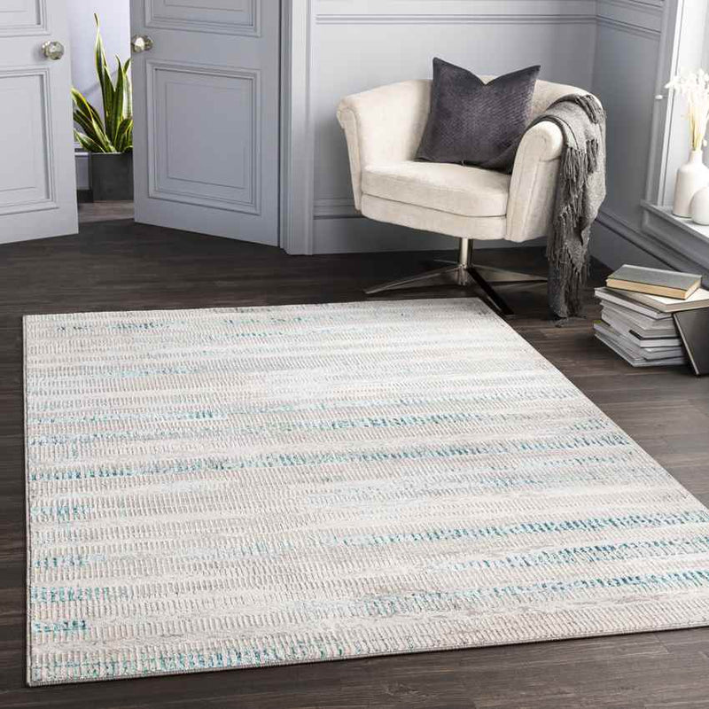 Rietven Modern Teal Area Rug