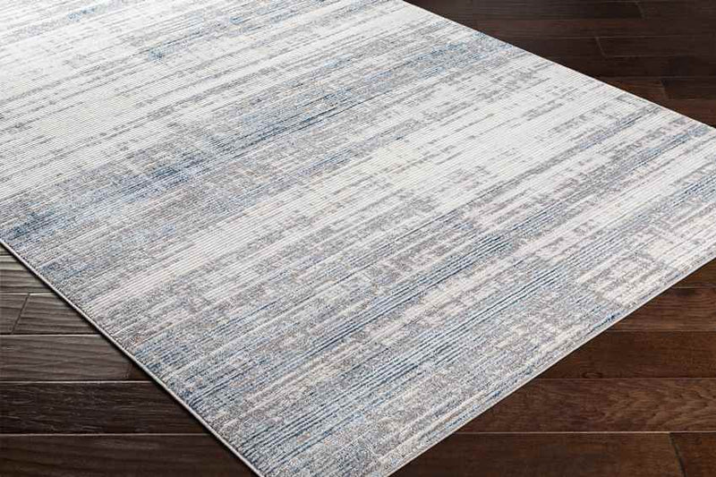 Rijen Modern Dark Blue Area Rug