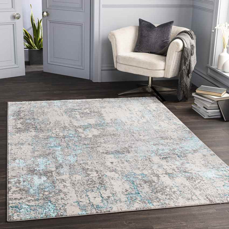 Rijt Modern Teal Area Rug