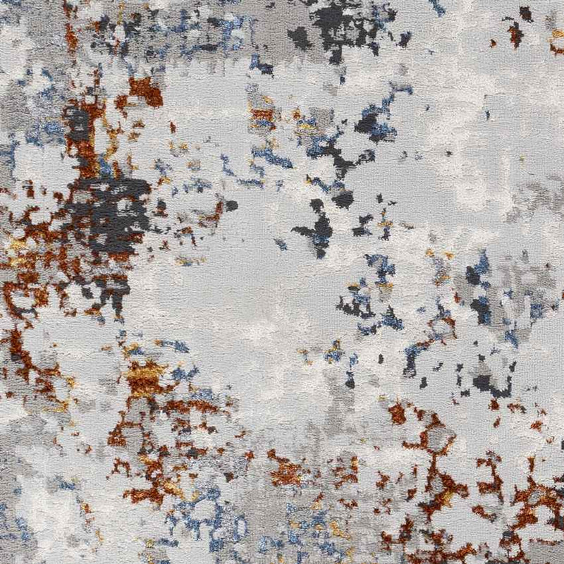 Leon Modern Light Gray Area Rug