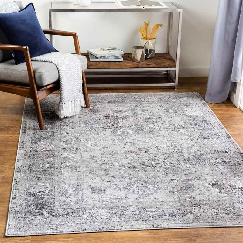 Lepanto Traditional Charcoal Area Rug