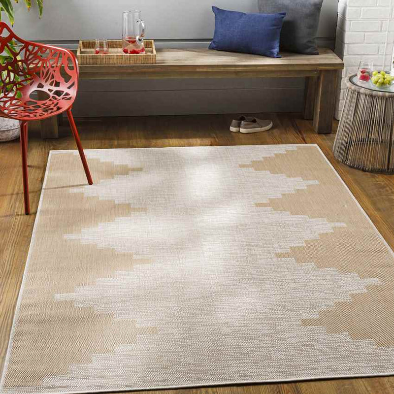 Schijf Modern Wheat Area Rug