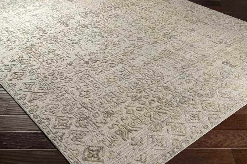 Tregelaar Traditional Olive Area Rug