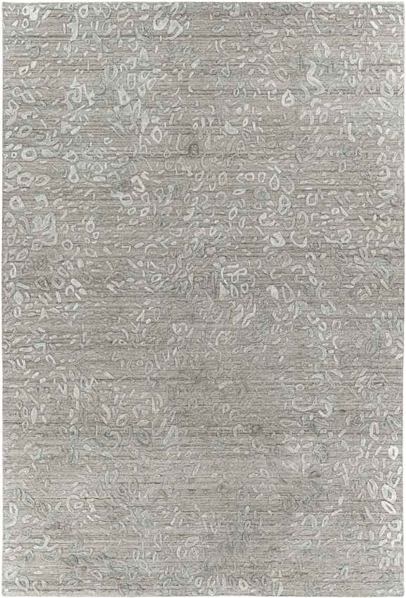 Tuuthees Modern Medium Gray Area Rug