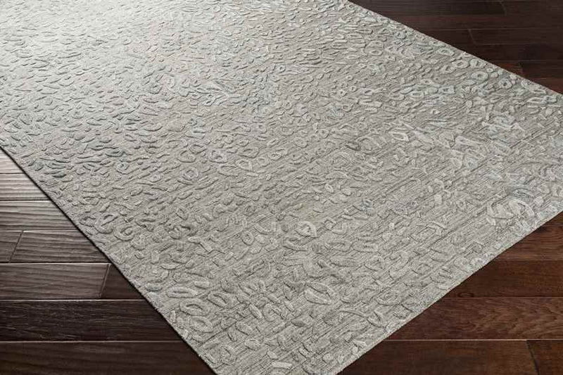 Tuuthees Modern Medium Gray Area Rug