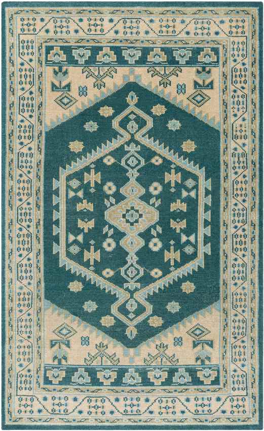 Veen Traditional Emerald Area Rug