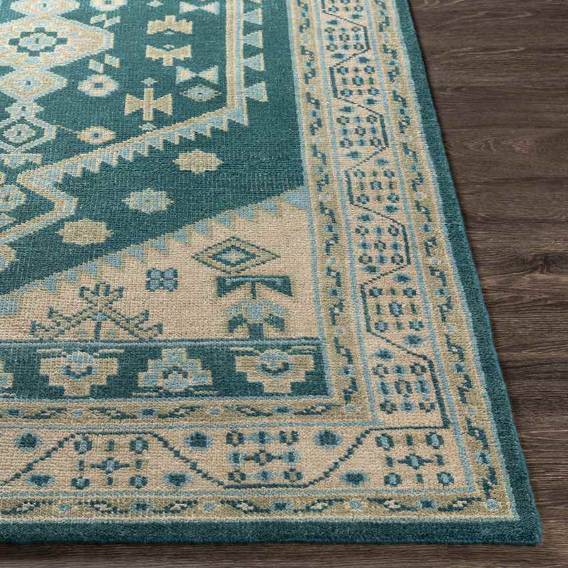 Veen Traditional Emerald Area Rug