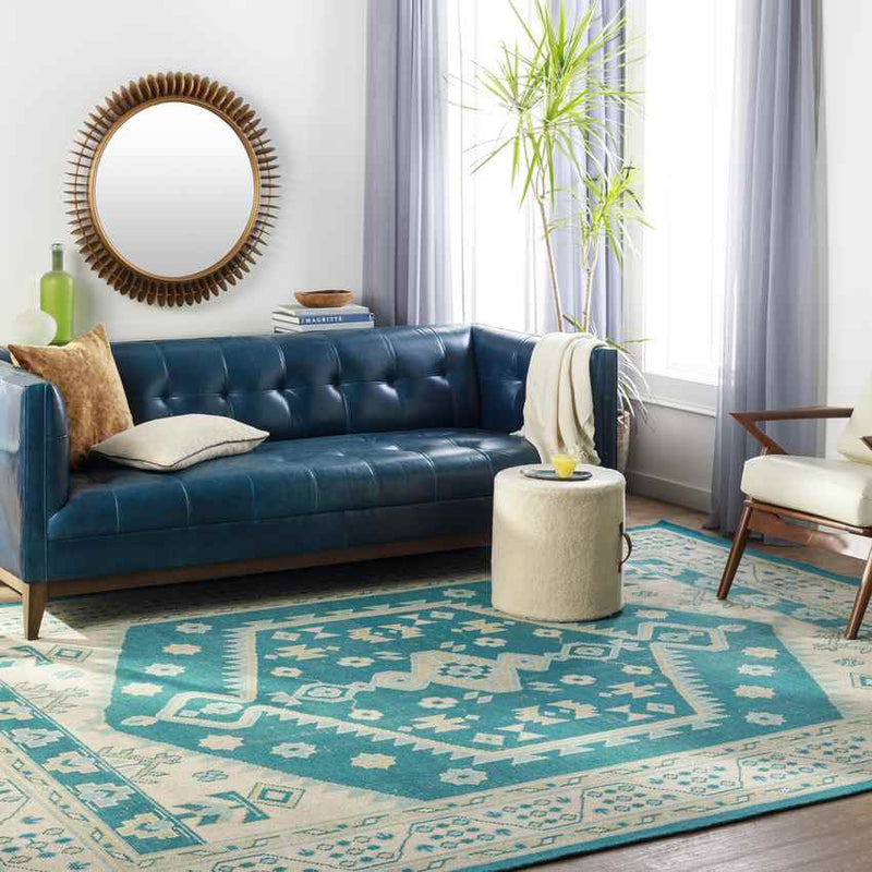 Veen Traditional Emerald Area Rug