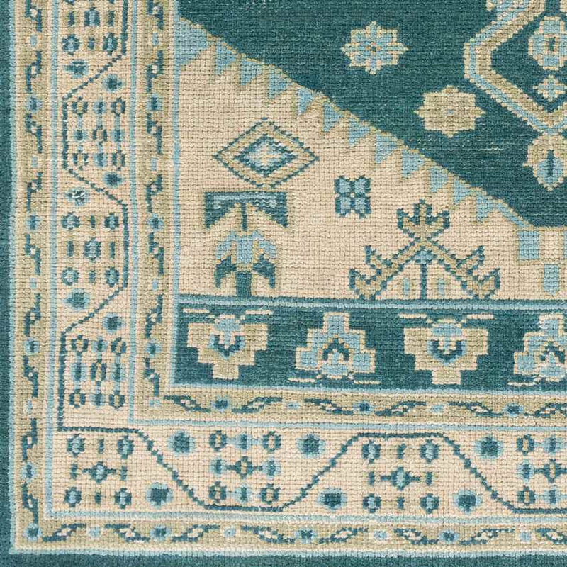 Veen Traditional Emerald Area Rug