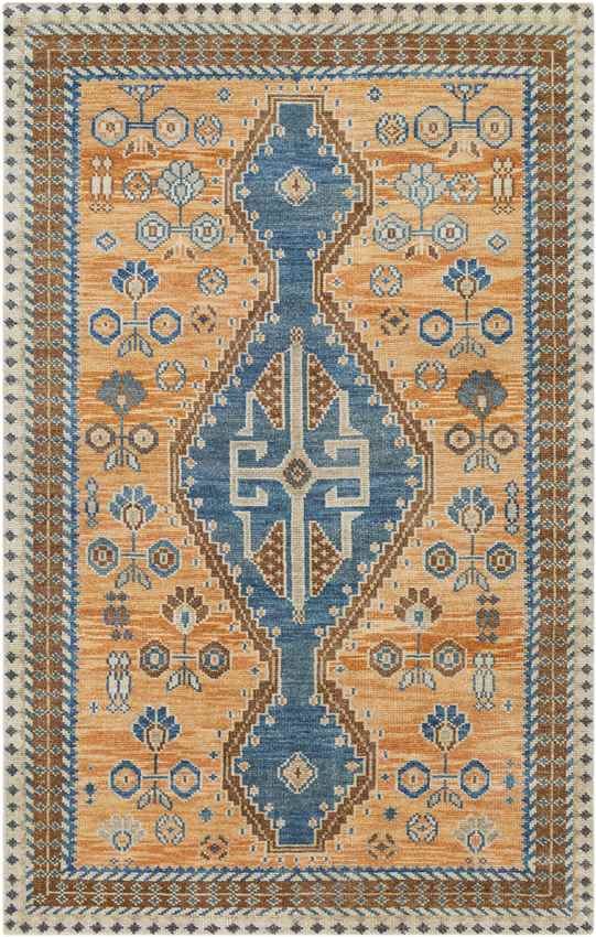 Veghel Traditional Terracotta Area Rug