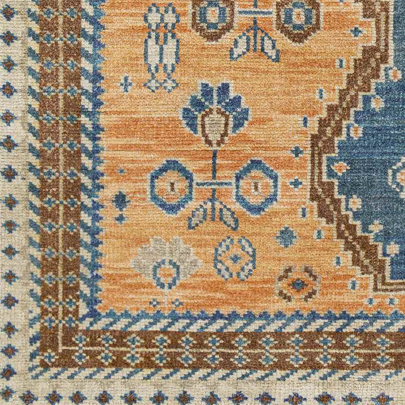 Veghel Traditional Terracotta Area Rug