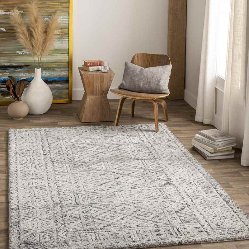 Veldhoven Global Light Gray Area Rug