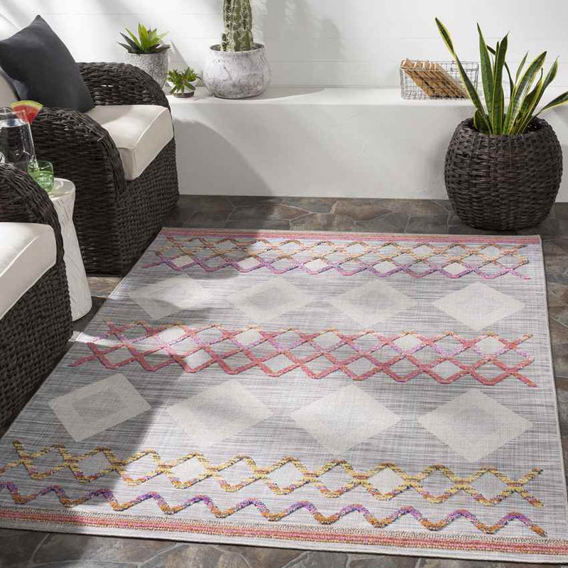 Venweg Global Bright Pink Area Rug