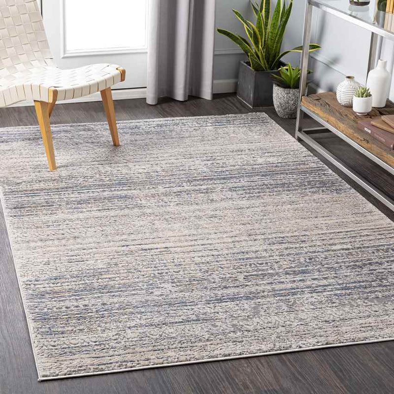 Visdonk Traditional Grey Area Rug