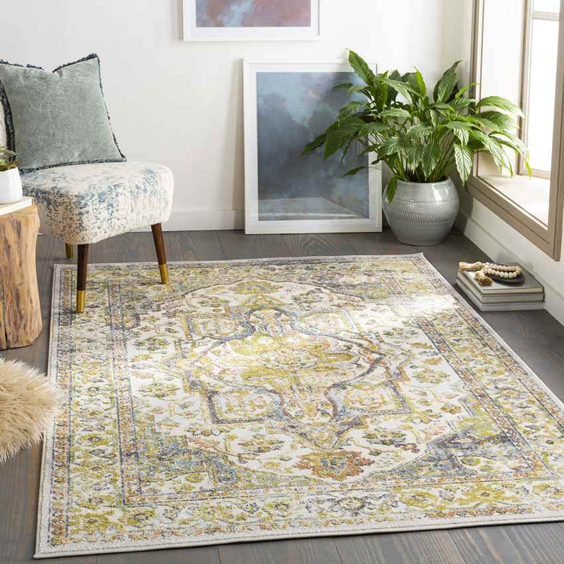 Wintelre Traditional Green Area Rug