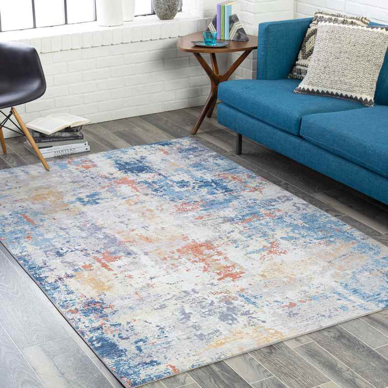 Zoggel Modern Blue Area Rug