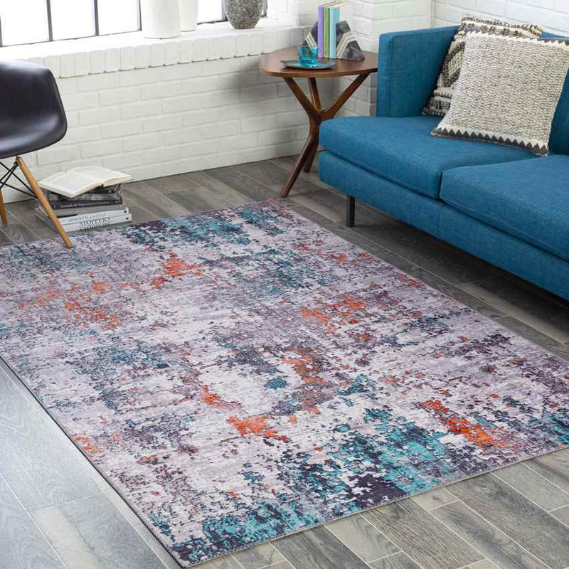 Zondveld Modern Orange Area Rug