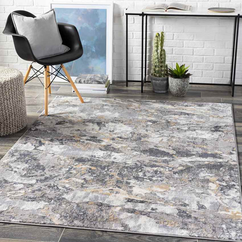 Oudekerk Modern Light Gray Area Rug