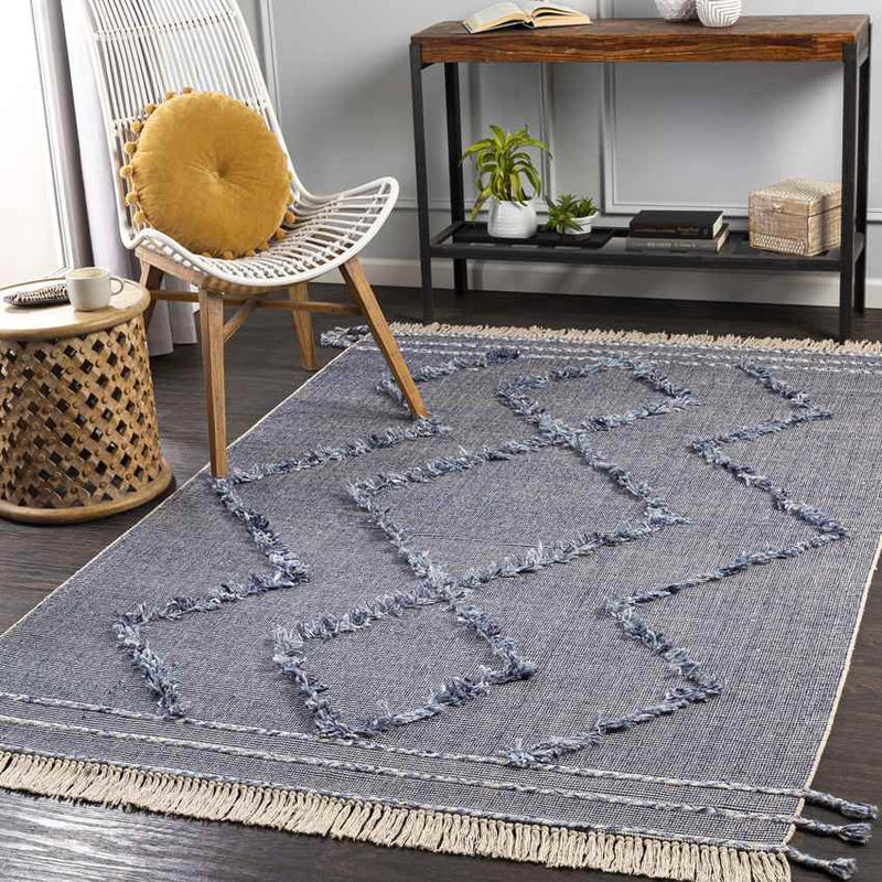 Overheek Global Light Blue Area Rug